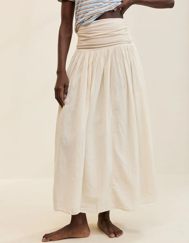 Aerie  Aerie At The Barre Convertible Maxi Skirt for Women | Best Price UAE